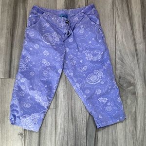 Fresh produce crop/capri pants